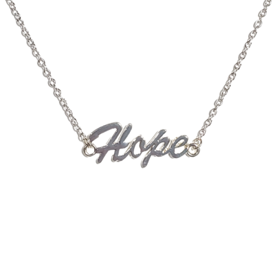 Hope message necklace
