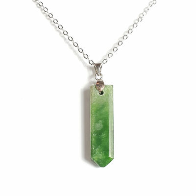 Nephrite jade necklace