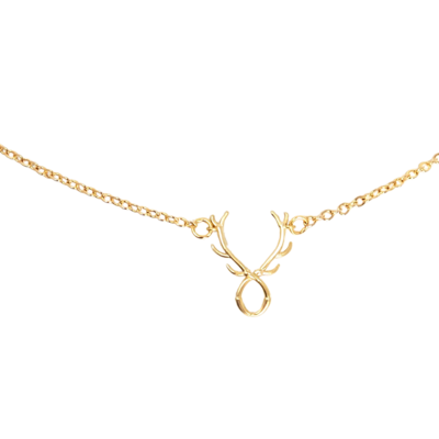 Deer antler necklace