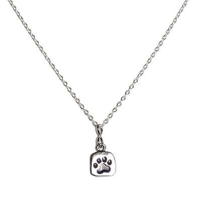 Dainty Dog Paw Print Necklace