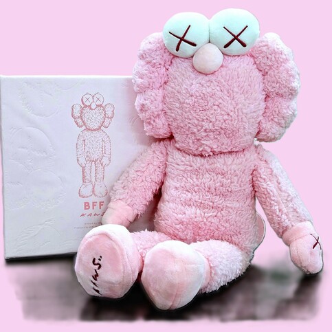 Kaws BFF Pink Plush カウズ 世界3000体限定 ぬいぐるみ ☆Kaws BFF Pink Plush カウズ 世界3000体限定 ぬいぐるみ