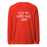 Two Wheel Therapy "Keep The Rubber Side Down" Unisex Long Sleeve Tee - Thumbnail 11