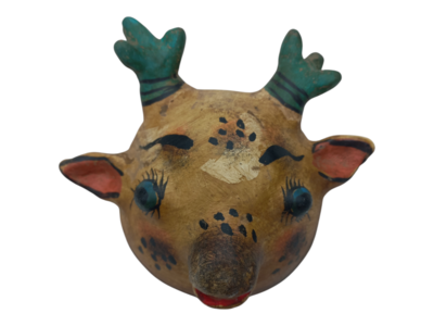 Coconut mask. Collectibles. Home decoration. Wall decoration. Interior decoration. Mexican mask. Mexican craft. Mexican Folk Art.