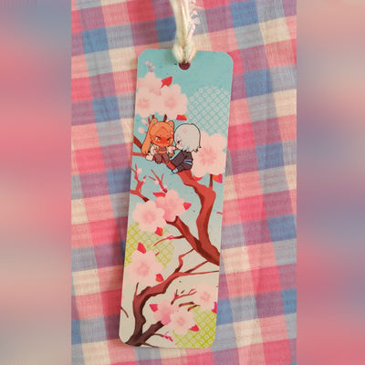 Snake butterfly spring bookmark