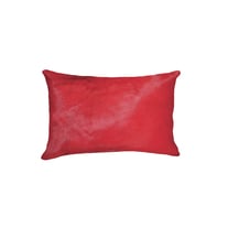 Natural Home Decor Torino Cowhide Pillow | Firecracker | 12"x20" | 676685025586