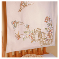 The Peony Pavilion Embroidered original canvas bag one-shoulder national trend bag eco-friendly bag - Thumbnail 5