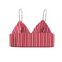 Striped cropped top - Thumbnail 1