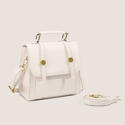 College style backpack handbag white - Thumbnail 5