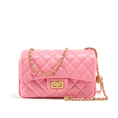 Genuine Leather Shoulder Bag for Women Purses and Handbags Hobo Crossbody Bag Pink