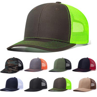 Richardson Baseball Cap Outdoor Peaked Cap Grey Orange - Thumbnail 1