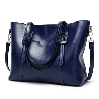 Women ladies handbags tote bag hobo purse satchel shoulder bags blue - Thumbnail 2