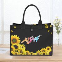 Blooming Horizon Sunflower Tote Bag - Thumbnail 2