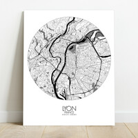 LYON - FORMAT 40x50cm - Thumbnail 7