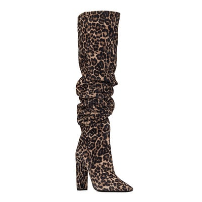 Women's high heel high boots thick heel