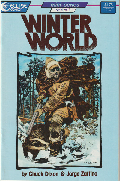 Eclipse comics winter world 1988 complete set 1-3 chuck dixon jorge zaffino