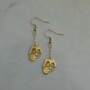 H.G. FELIX SHOOTER EARRINGS SILVER or 14K GOLD PLATED-1