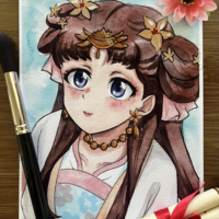 Lady Lishu - The Apothecary Diaries (6x8 or 5x5) Signed Print - Thumbnail 1