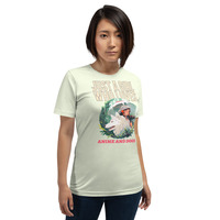 Funny Anime & Dog Lover T-Shirt  Just a Girl Who Loves Crunchyroll & Cuddles - Thumbnail 18