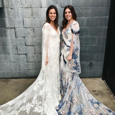 Elegant mermaid lace appliques beach boho wedding dress bridal gown wedding gown - Thumbnail 1