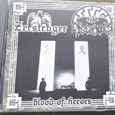 Eisenadlr/zerstrÖgr - blood of hero...cd