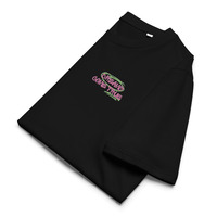 Unisex Organic Cotton T-Shirt with Front Embroidery & Back Print - Thumbnail 10