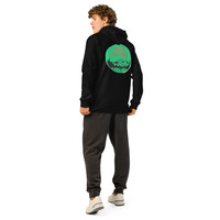 Unisex Organic Side Pocket Hoodie with Front & Back Print - Thumbnail 6