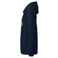 Unisex Organic Side Pocket Hoodie with Front & Back Print - Thumbnail 14