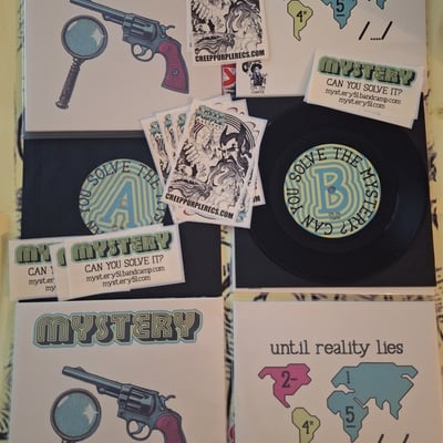 Mystery 7" vinyl, bmss slipmat