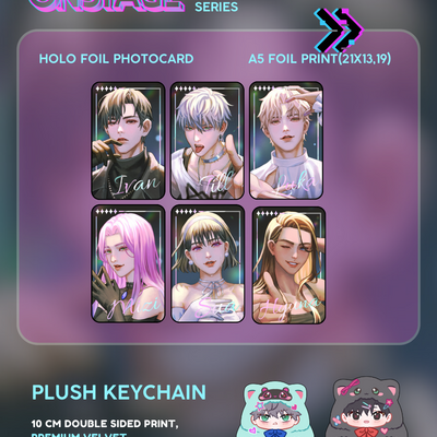 Alnst - on stage series and plush keychain