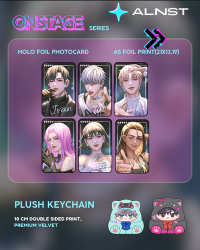 ALNST - On Stage Series and Plush keychain