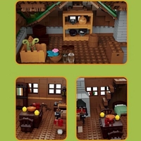 Unique No-Name Forest Cabin Building Blocks with Lights - Thumbnail 2