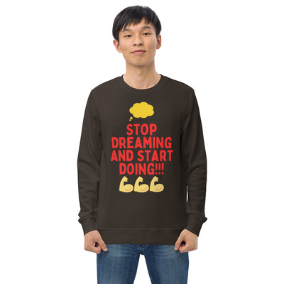 Unisex Organic Cotton Sweatshirt with Front Print
