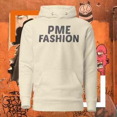 Pme fashion basic black letters unisex hoodie