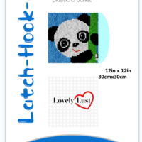 Children's Rug Making Latch Hooking Kit (30x30cm) | Santa Claus - Thumbnail 3