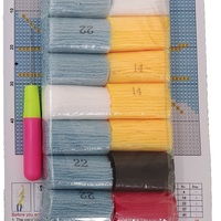 Children's Rug Making Latch Hooking Kit (30x30cm) | Parrot - Thumbnail 2