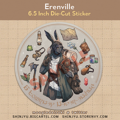 6.5" Die-Cut Sticker [ Erenville ]