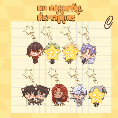 Nu : carnival keychains