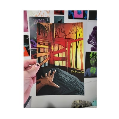I’m haunted print