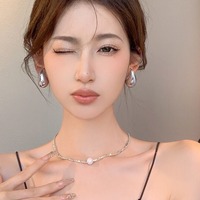 Fashion Water Droplet Drop Earrings for Women - Thumbnail 3