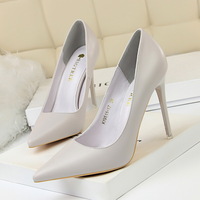Woman Fashion High Heels Shoes Lady Sweet Wedding Scarpins Pumps Plus Size 34-43 - Thumbnail 4