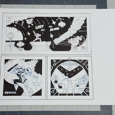 Original illustration- metroid- lost/alone, psychic, cozy, #maytroid2025