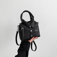 Unique Design PU Square Compact Shoulder and Crossbody Bags  - Thumbnail 1