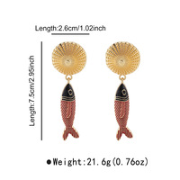 Ocean Style Sea Turtle Fish-shaped Pendant Necklaces for Women - Thumbnail 4
