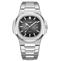 Luxury Fashion Mens Watches Sport Simple Men Quartz Clock  - Thumbnail 3
