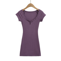 Sweetheart Neck Pure Hip Dress Short Skirt - Thumbnail 6