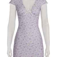 Deep V-neck dress sexy temperament mesh skirt - Thumbnail 3