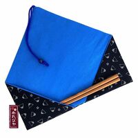 Japanese Cotton Chopstick Sleeve – Navy & White Mt. Fuji Pattern (MCC0003-02-FJ) - Thumbnail 7