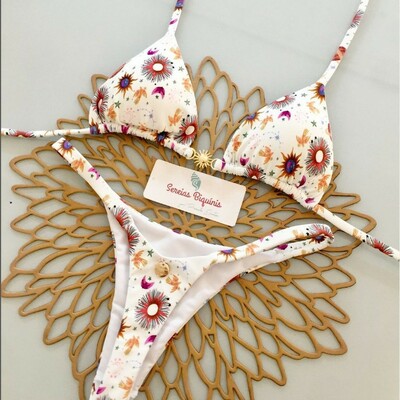 Sexy women bikini beach holiday swimsuit two-piece set