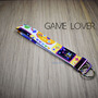 Fabric Key Fob Wristlet | Gamer Keychain with Super Mario & Pokémon Designs | Geek Gift | Nintendo-Inspired Wrist Strap-4