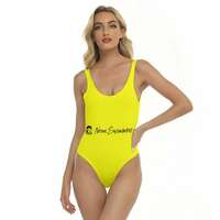 One Piece Neon Swimmers Swimsuits Multiple Colors  - Thumbnail 6